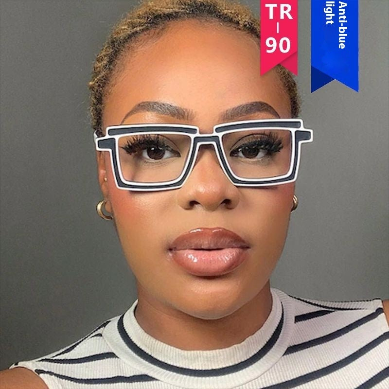 Square Anti-Blue Ray TR90 Glasses Be Up For Life
