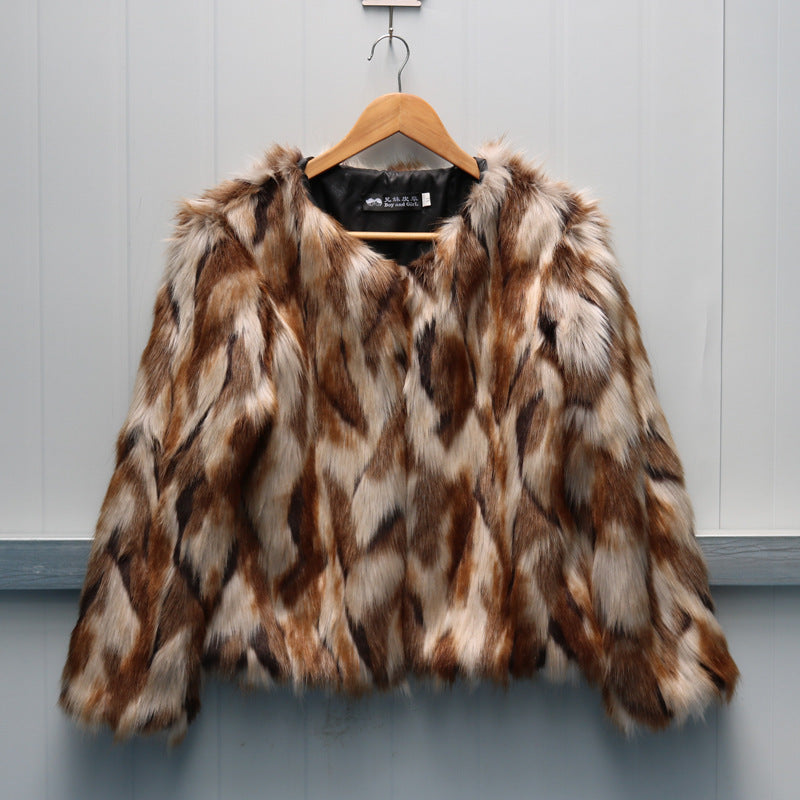 Slim-fitting New Faux Fur Coat Be Up For Life