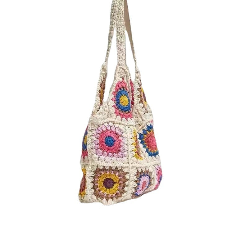 Crochet Tote Shoulder Bag