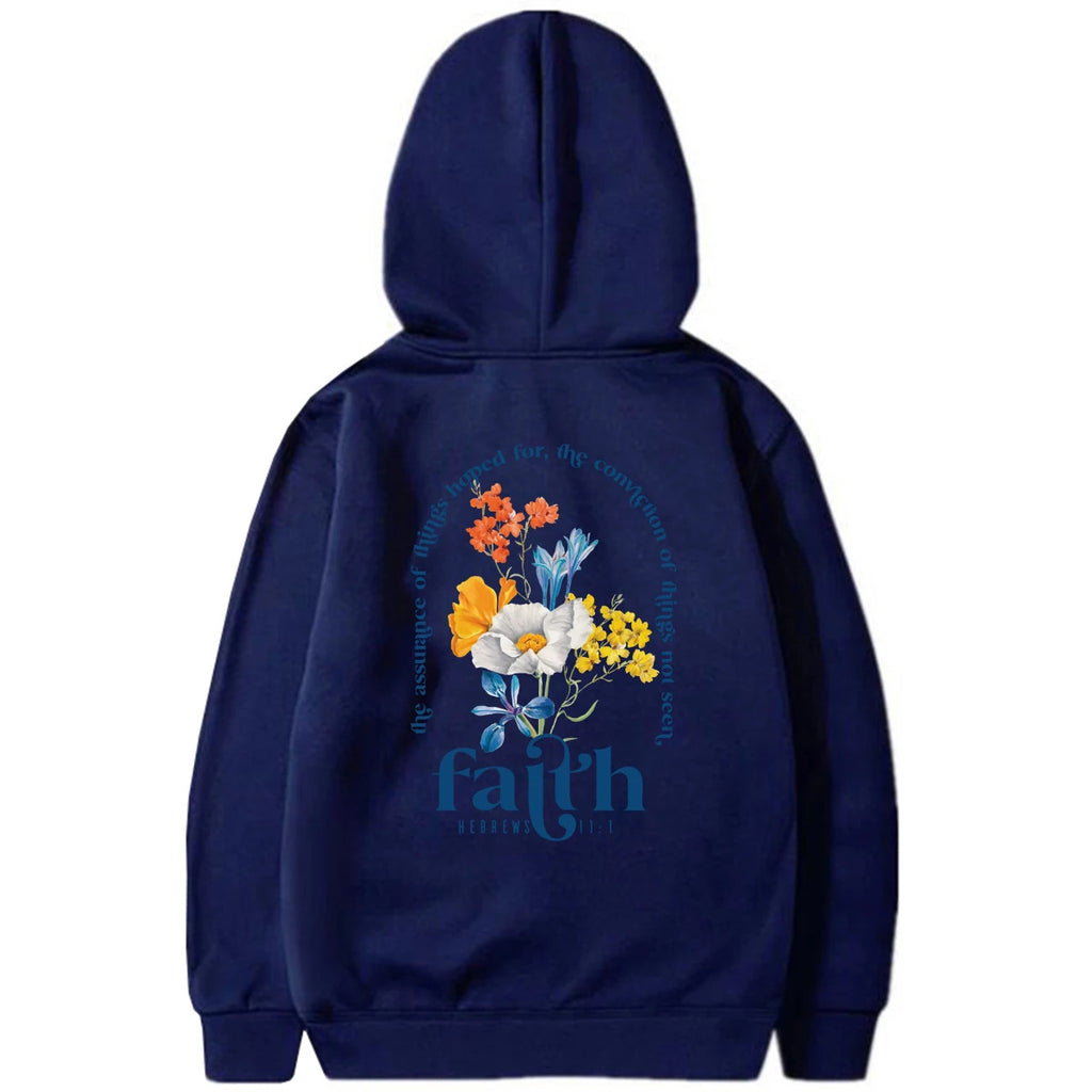 Faith Hebrews 11:1 Hoodie for Ladies - Be Up For Life