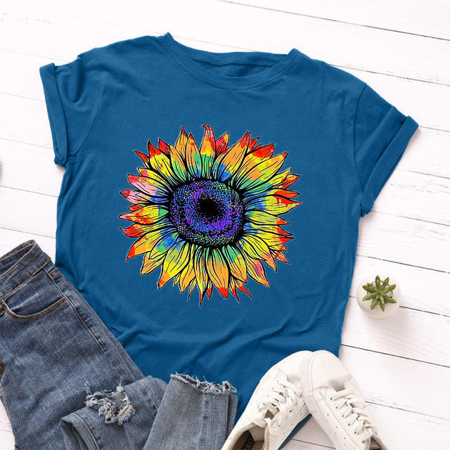 Sunflower T-Shirt - BEUPFORLIFE.com
