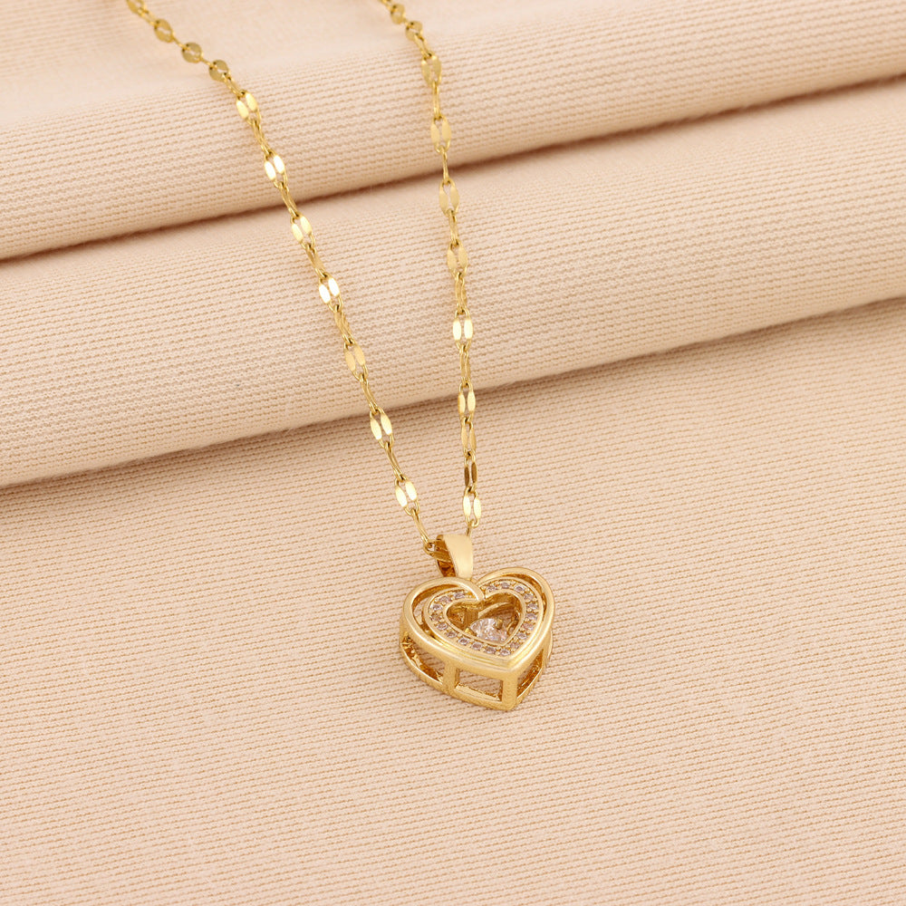 Double-layer Love Necklace BEUPFORLIFE.com