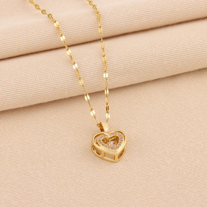 Double-layer Love Necklace BEUPFORLIFE.com