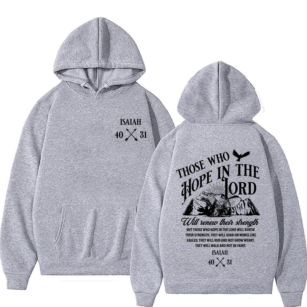 Scripture Print Hoodies