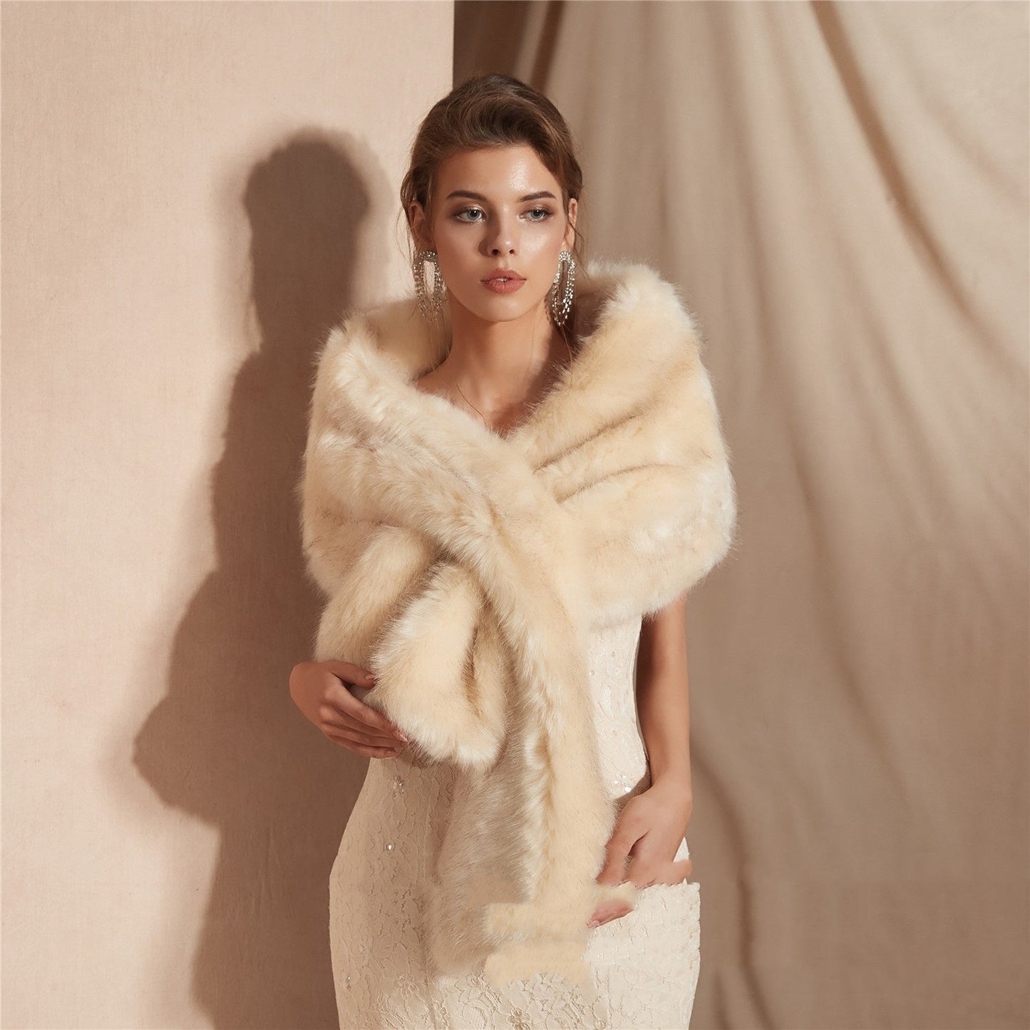 Winter Faux Soft Fur Shawl Be Up For Life