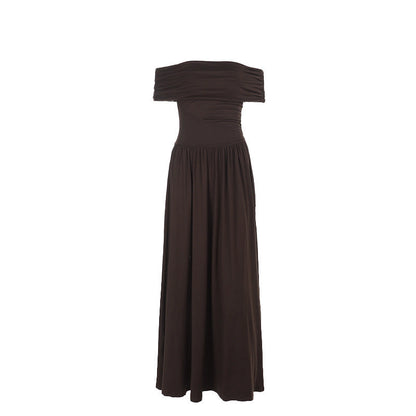 Elegant Off-the-shoulder Tube Top Long Dress BEUPFORLIFE.com