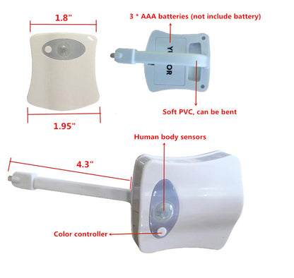 Toilet LED Night Light Be Up For Life