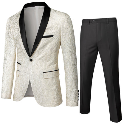 Men's Slim Fit Two-piece Suit