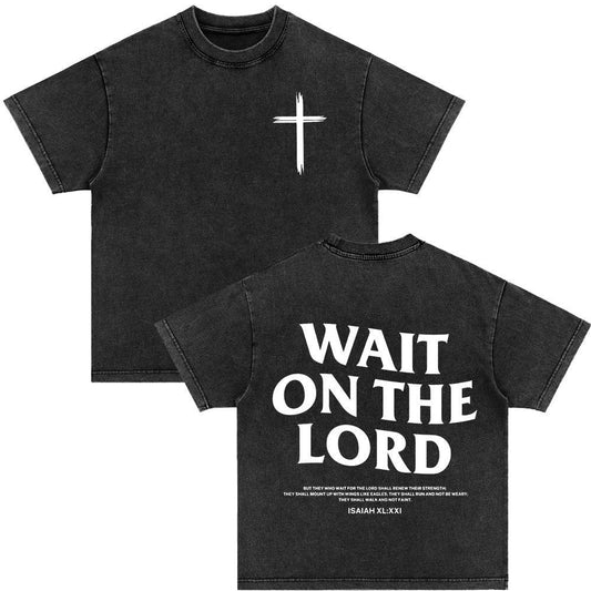 SCRIPTURE Retro Washed T-shirt Be Up For Life