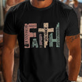 Faith Round Neck T-shirt Be Up For Life