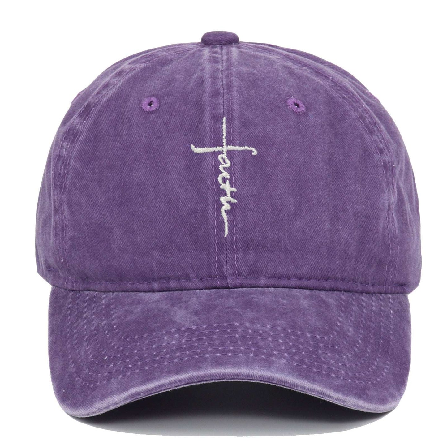 Faith Washed-out Baseball Cap Be Up For Life