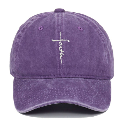 Faith Washed-out Baseball Cap Be Up For Life