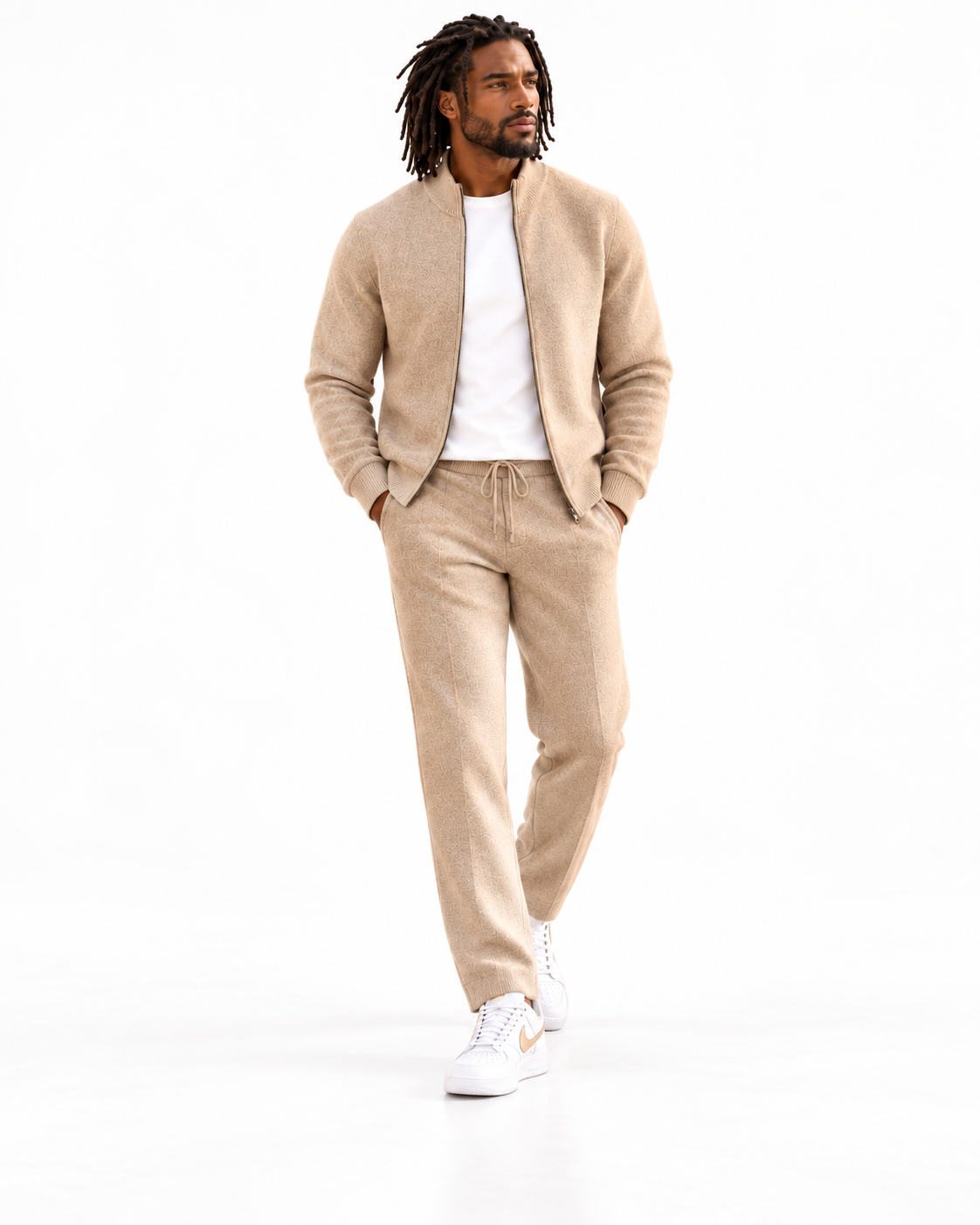 Men's Double-strand Thickened Wool Suit