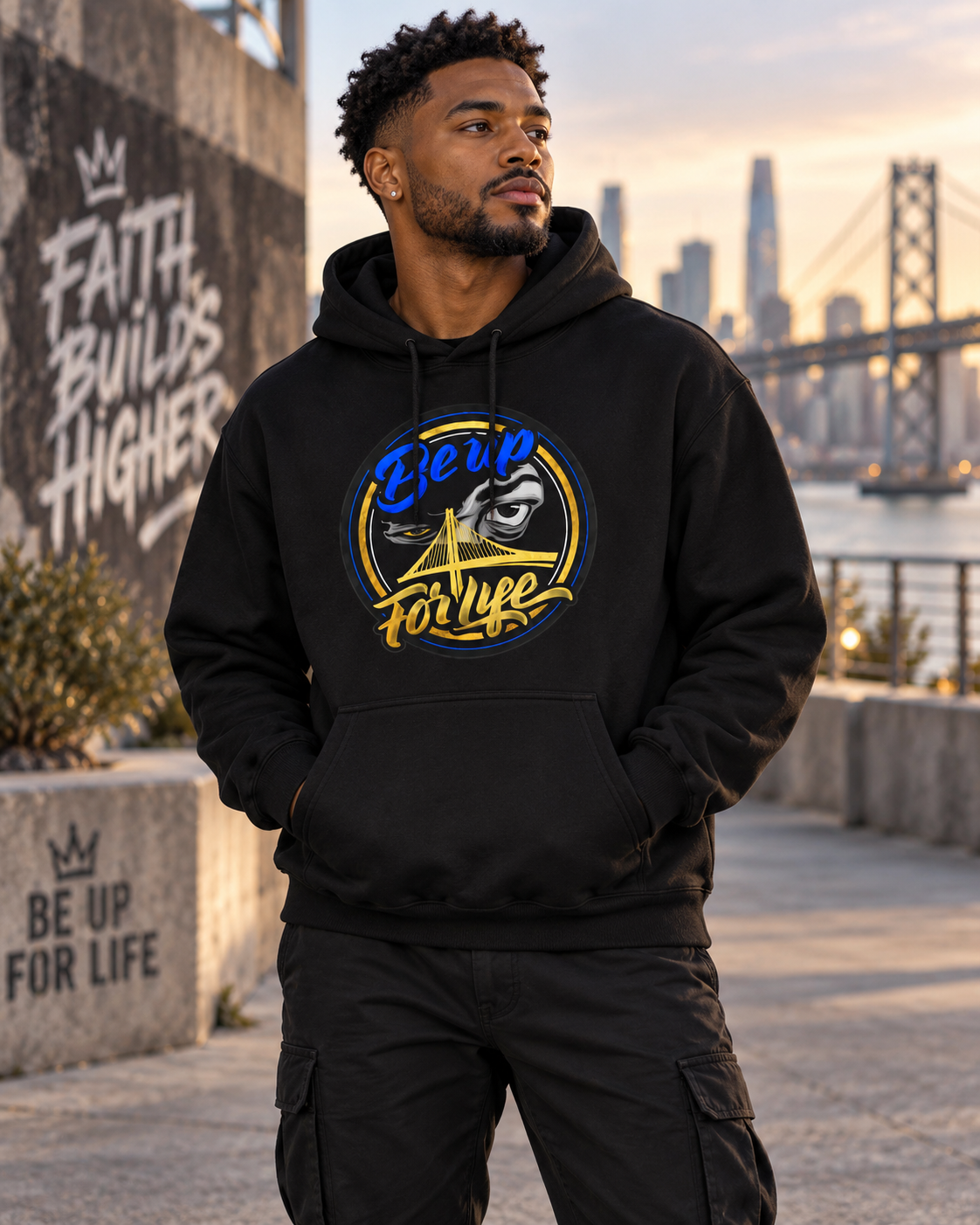 BE UP FOR LIFE Heavyweight Hoodie