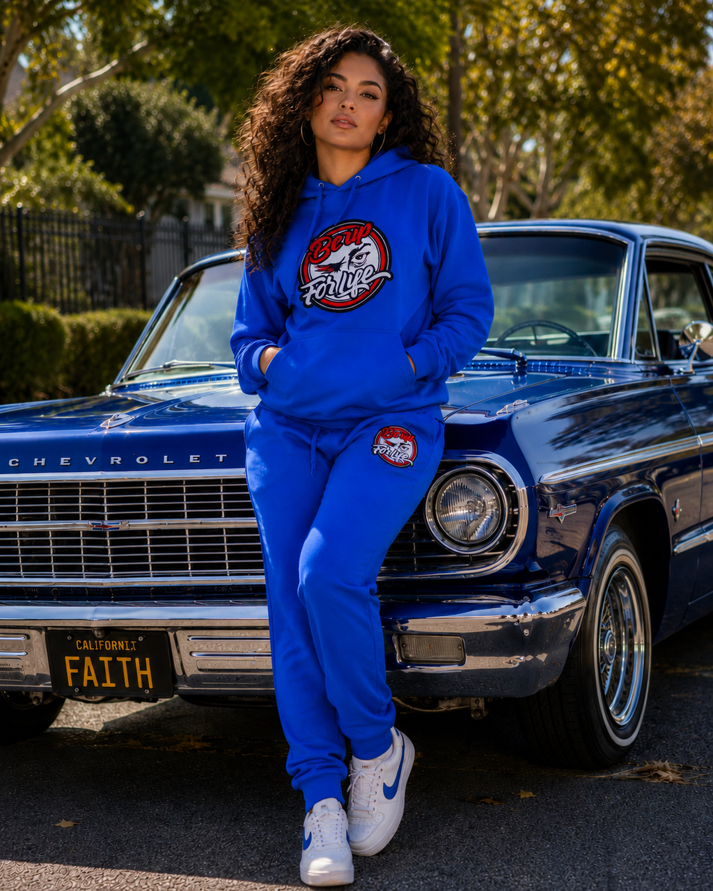 Royal Blue BE UP Unisex Jogger Set
