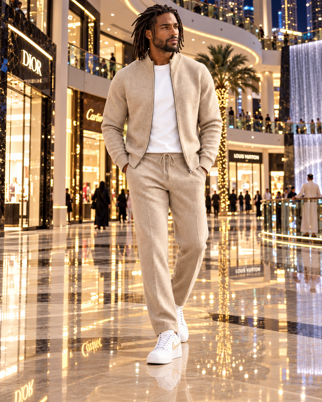 Men's Double-strand Thickened Wool Suit