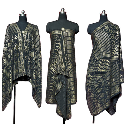 Gorgeous Tinfoil Gold Shawl Multifunctional Scarf BEUPFORLIFE.com