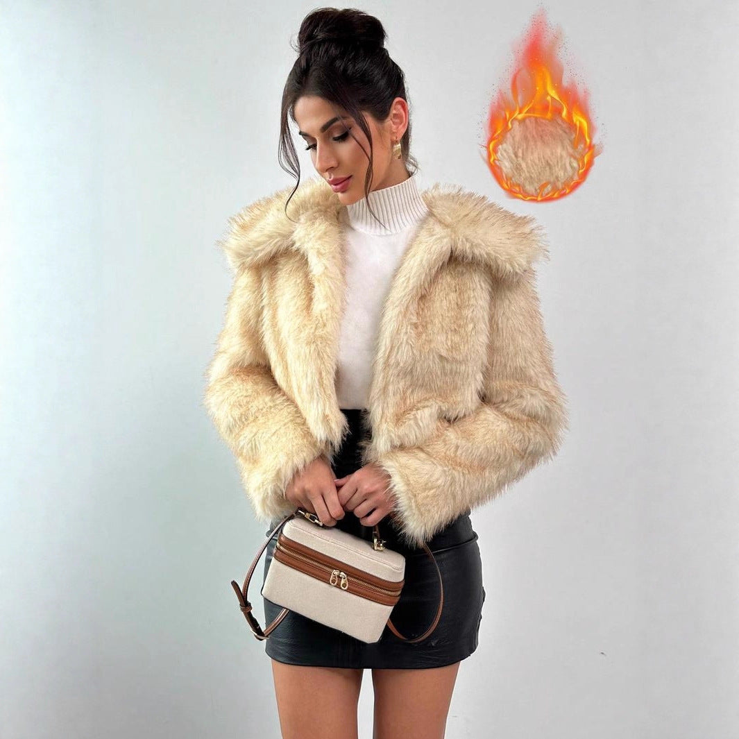 Thick Warm Fur Coat BEUPFORLIFE.com