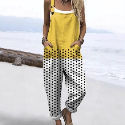 Digital 3D Print Casual Suspender Overalls BEUPFORLIFE.com