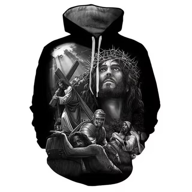 Men's 3D Digital Print Hoodie BEUPFORLIFE.com