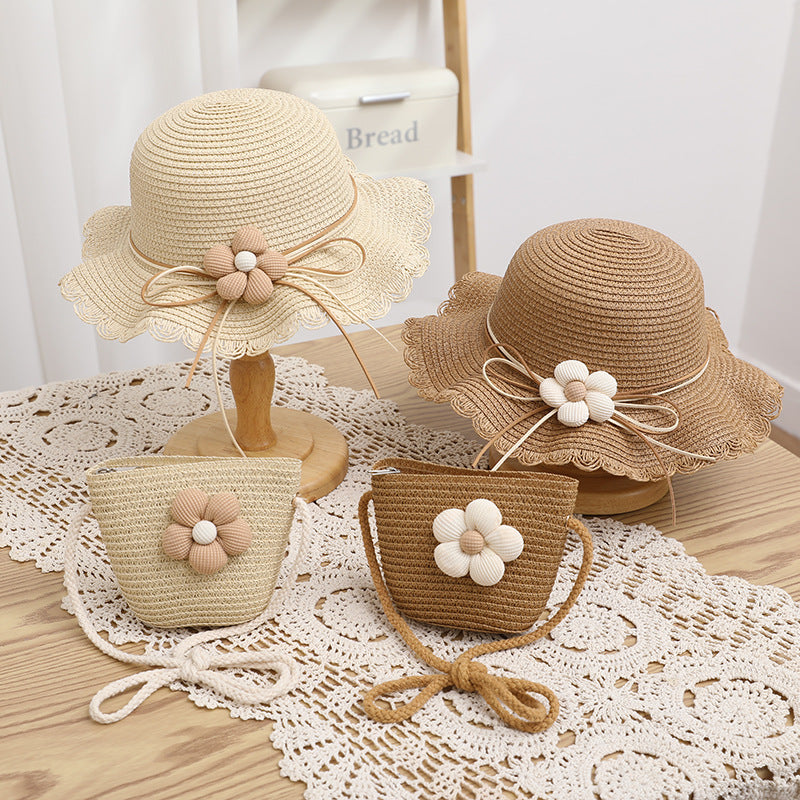 Women's Flower Sun-proof Straw Hat/Bag (Sold Individually) Be Up For Life