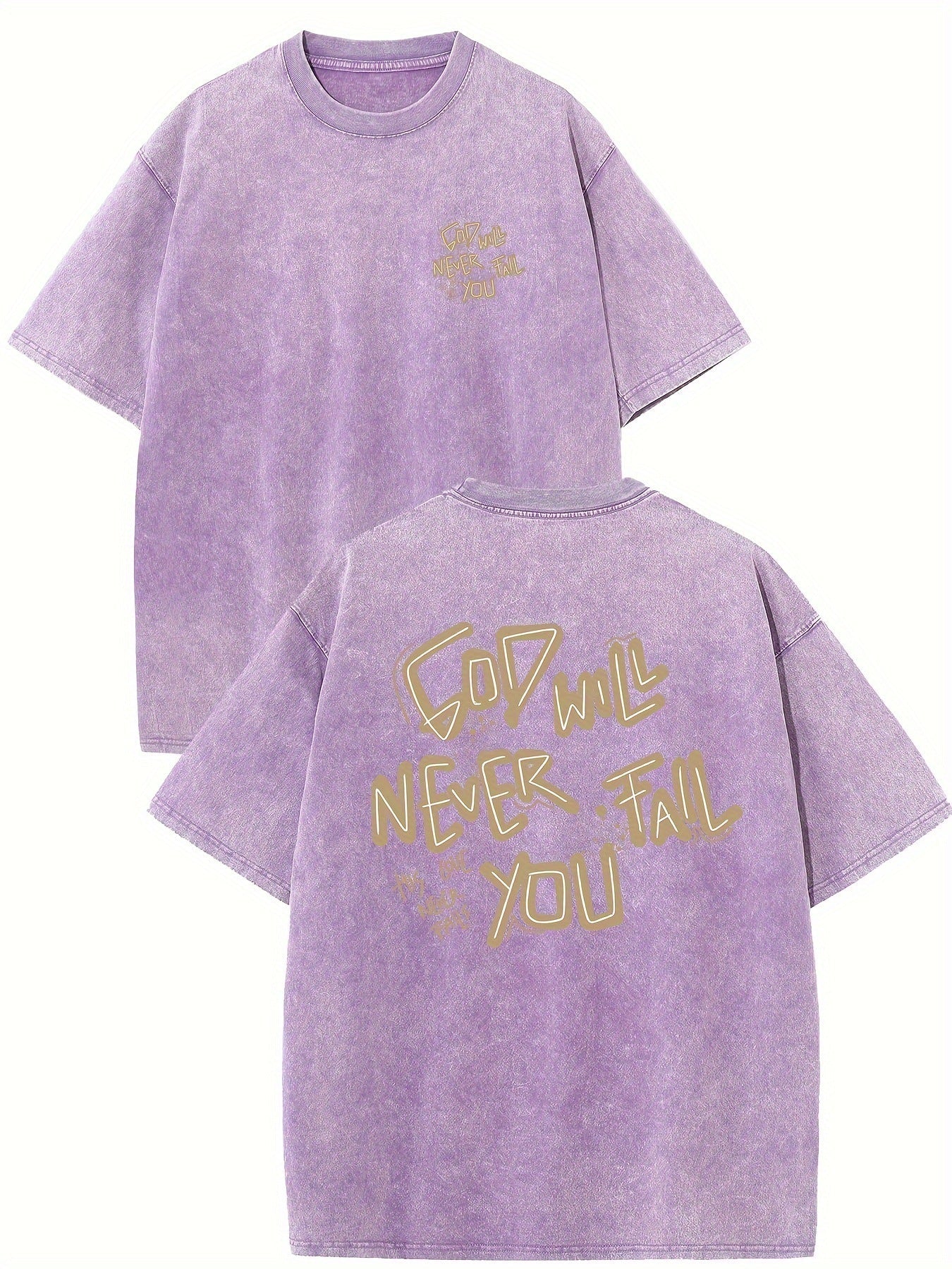 GOD WILL NEVER FAIL YOU T-shirt BEUPFORLIFE.com