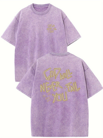 GOD WILL NEVER FAIL YOU T-shirt BEUPFORLIFE.com