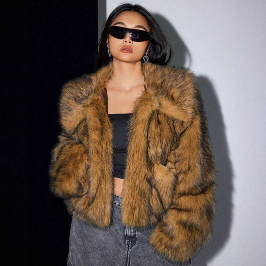 Thick Warm Fur Coat BEUPFORLIFE.com