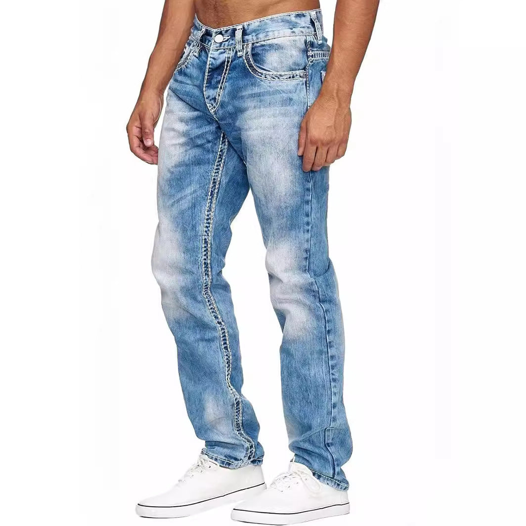 Straight Men's Jeans - BEUPFORLIFE.com