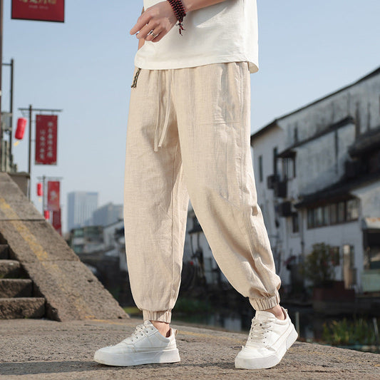 Cotton Linen Loose Casual Pants Be Up For Life
