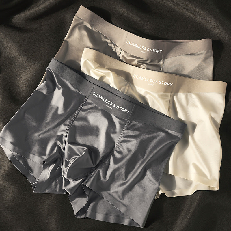 Satin Light Men's Ice Silk Underwear BEUPFORLIFE.com