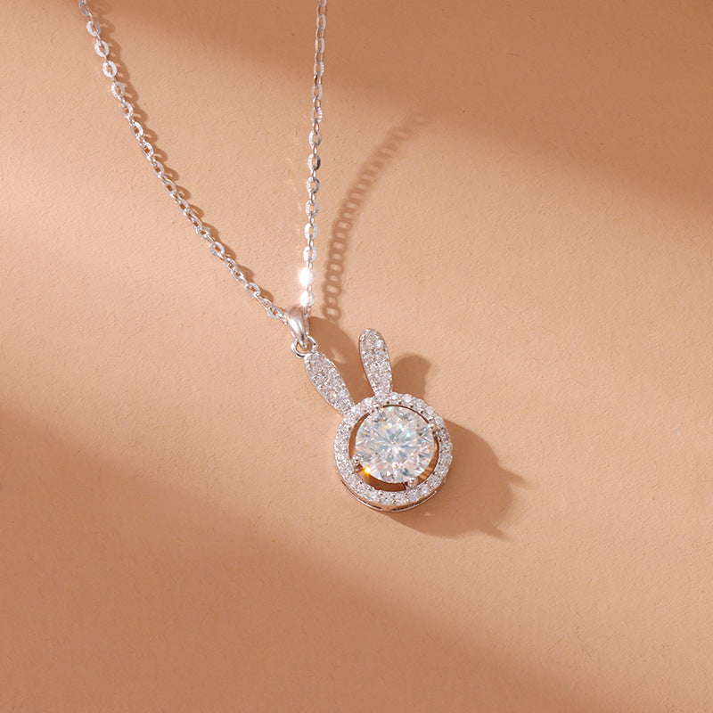 925 Sterling Silver Rabbit Necklace - BEUPFORLIFE.com