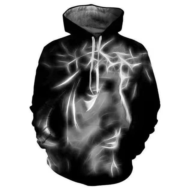 Men's 3D Digital Print Hoodie BEUPFORLIFE.com