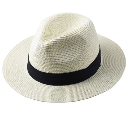 Foldable Big Head Circumference Sunshade Straw Hat BEUPFORLIFE.com