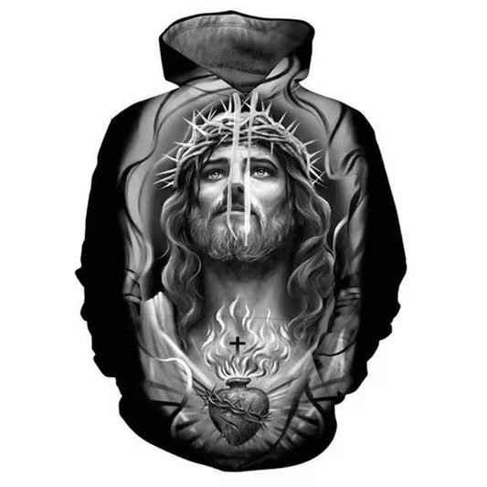 Men's 3D Digital Print Hoodie BEUPFORLIFE.com