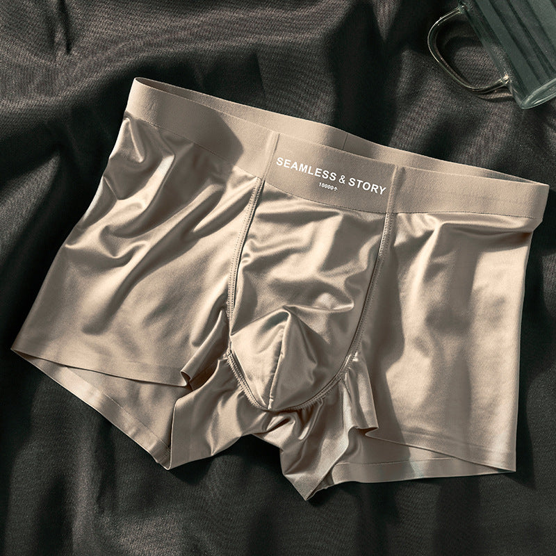 Satin Light Men's Ice Silk Underwear BEUPFORLIFE.com