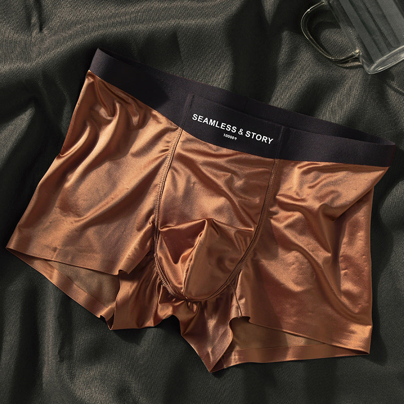 Satin Light Men's Ice Silk Underwear BEUPFORLIFE.com