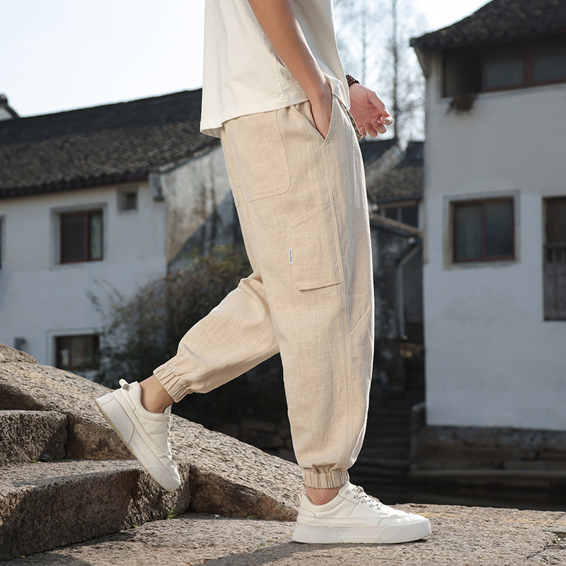 Cotton Linen Loose Casual Pants Be Up For Life