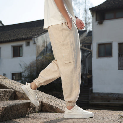 Cotton Linen Loose Casual Pants Be Up For Life