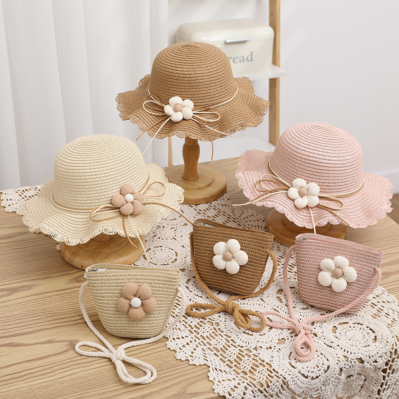 Women's Flower Sun-proof Straw Hat/Bag (Sold Individually) Be Up For Life