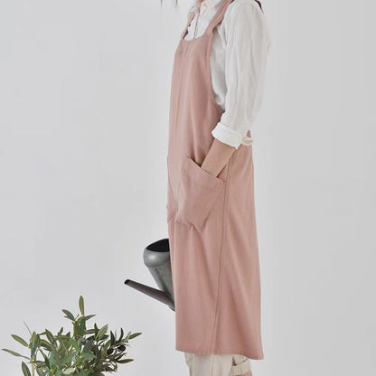 Cotton And Linen Plus Size Apron