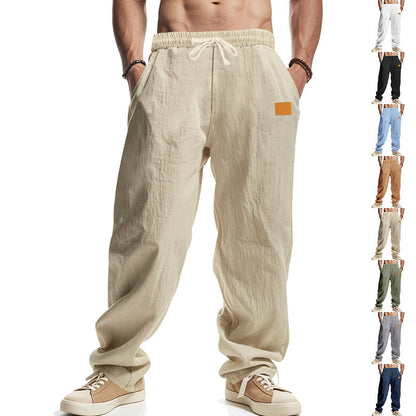 Breathable, Simple Linen Pants BEUPFORLIFE.com