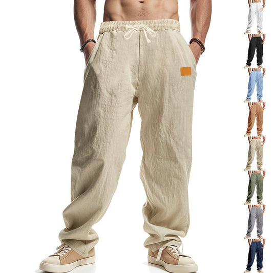 Breathable, Simple Linen Pants BEUPFORLIFE.com