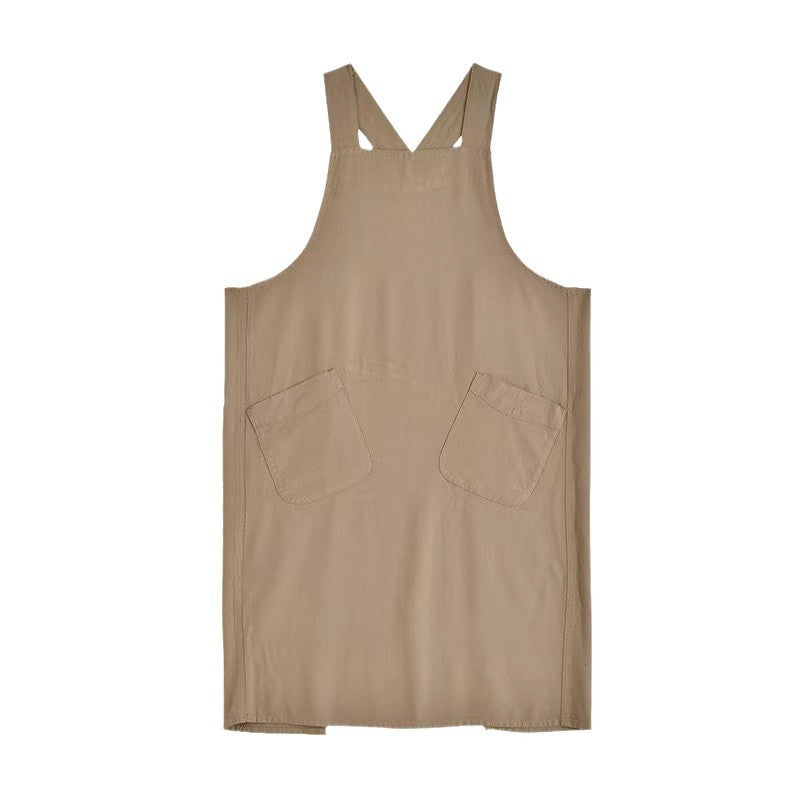 Cotton And Linen Plus Size Apron