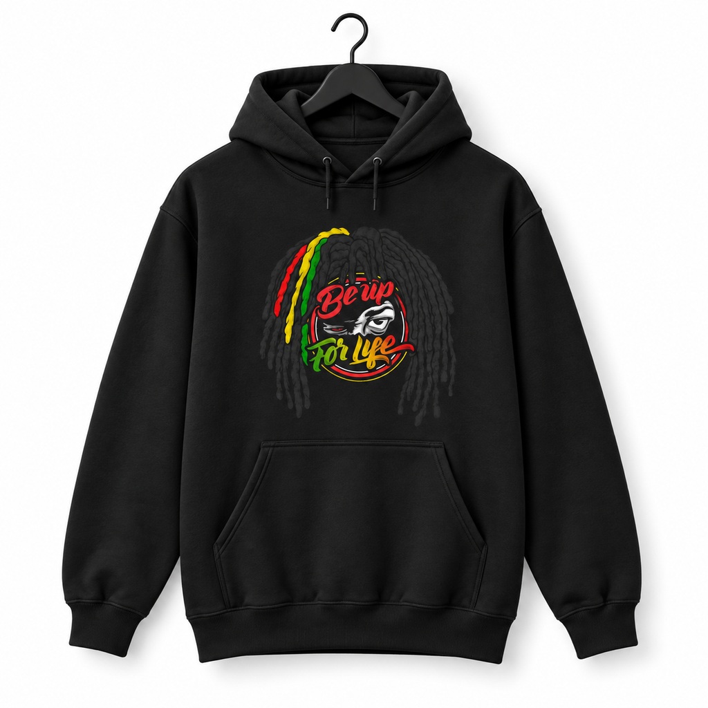 Rasta Loc Style Hoodie by Be Up For Life