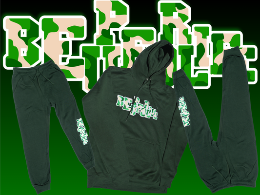 Hunter Green Heavy Blend Fleece Sweat Suit