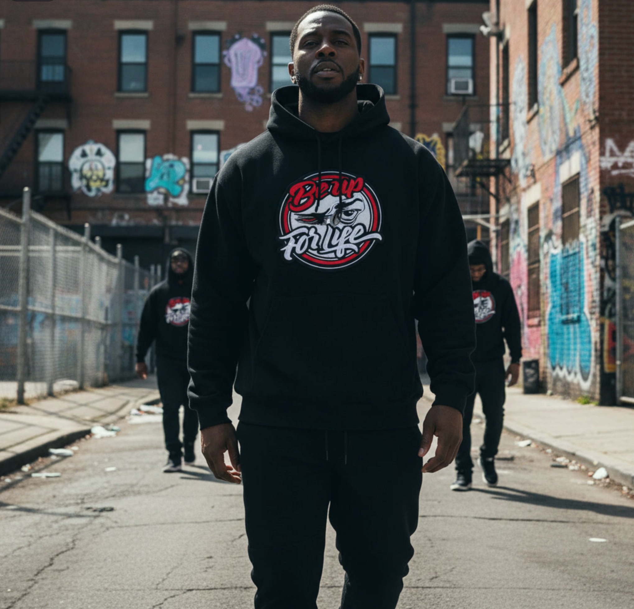 BE UP Hoodie w/ Chenille Patch