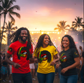 Be Up For Life T-Shirt – Rasta Logo Style