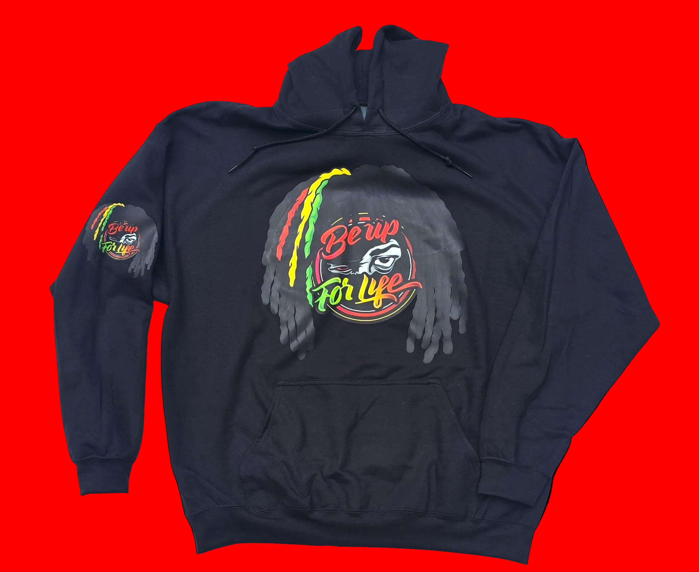 Be Up For Life Hoodie – Rasta Loc Style