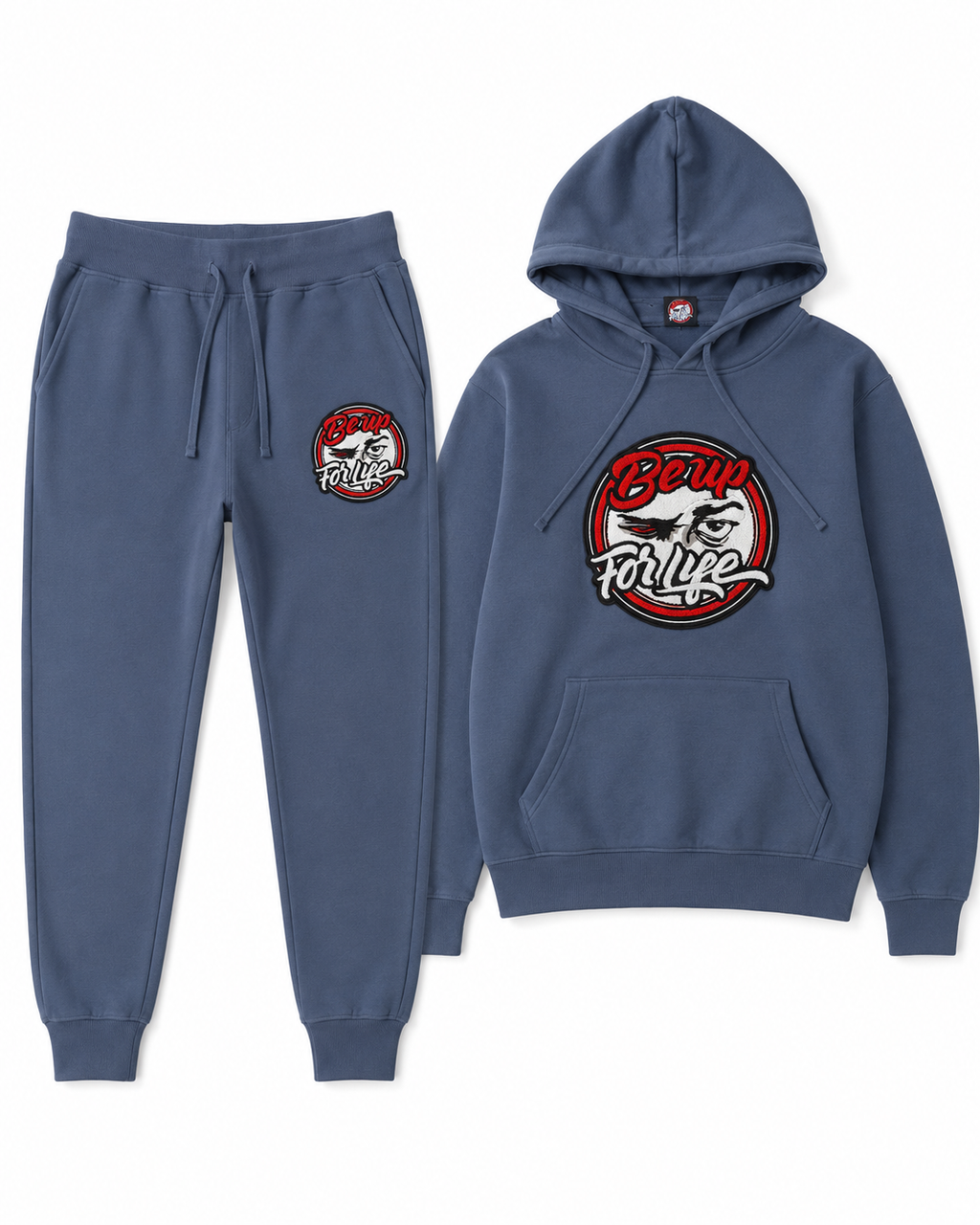 Women’s Shale Blue French Terry Jogger Set